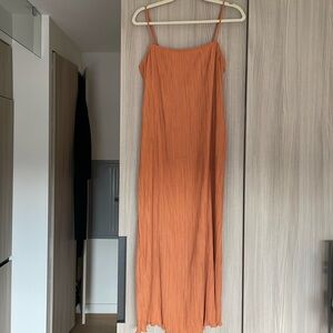 Orange madewell midi dress